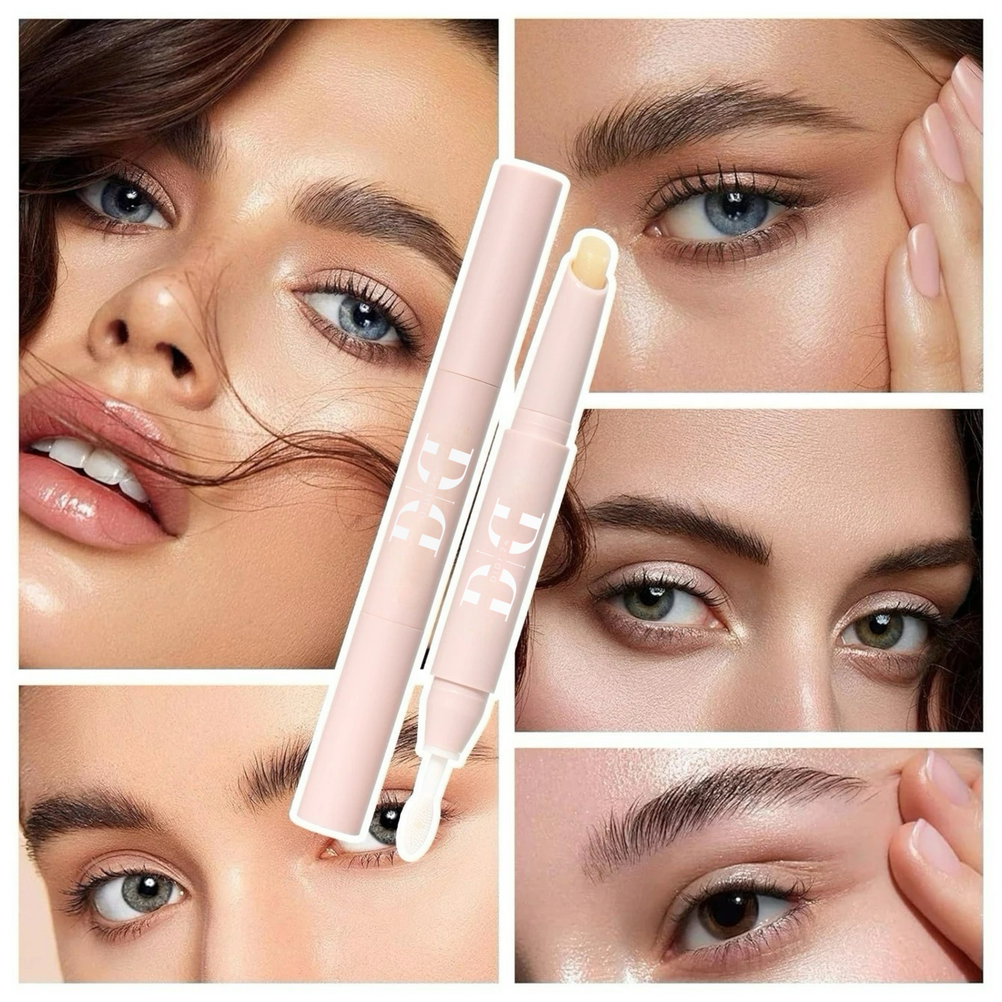 BROW WAX de DIDI 24 BEAUTY: Cera modeladora para cejas, con fórmula de larga duración que define, fija y da forma a las cejas de manera natural. Contiene ingredientes nutritivos para un acabado suave y sin residuos