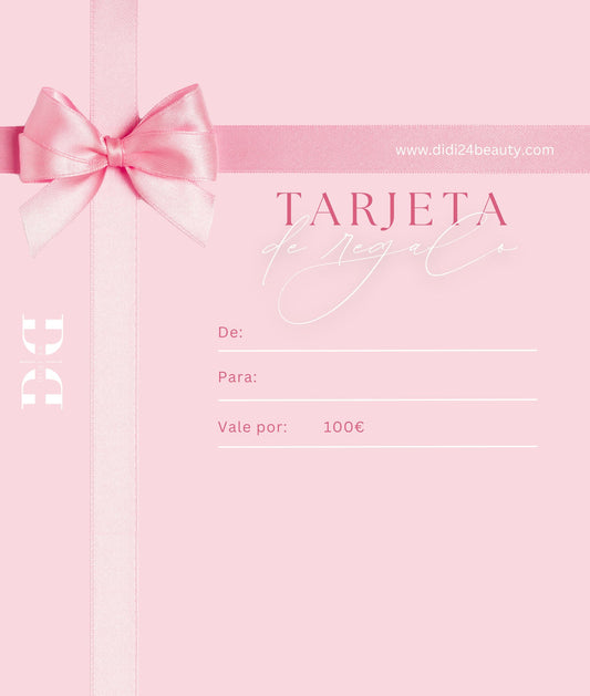 tarjeta regalo  didi 24 beauty gift card didi 245 sorprende a los amantes del maquillaje , diseñado para sorprender y enamorar